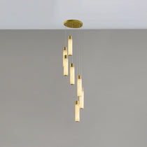 Luminous Alabaster Waterfall Chandelier - CasaraHouse