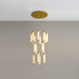 Luminous Alabaster Waterfall Chandelier - CasaraHouse