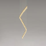 Luminous Alabaster Waterfall Chandelier - CasaraHouse