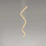 Luminous Alabaster Waterfall Chandelier - CasaraHouse