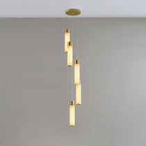 Luminous Alabaster Waterfall Chandelier - CasaraHouse