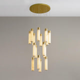 Luminous Alabaster Waterfall Chandelier - CasaraHouse