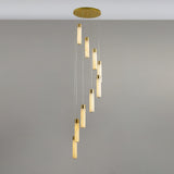 Luminous Alabaster Waterfall Chandelier - CasaraHouse