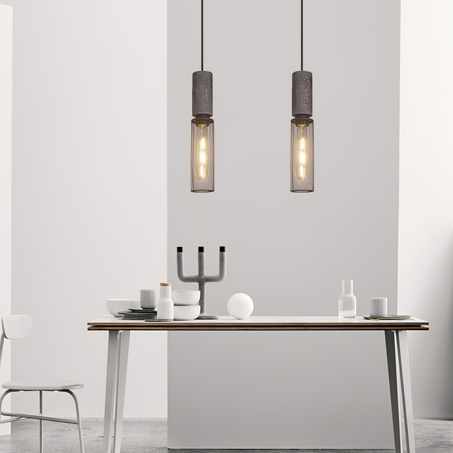 Cemra Industrial Mesh Pendant Light - CasaraHouse