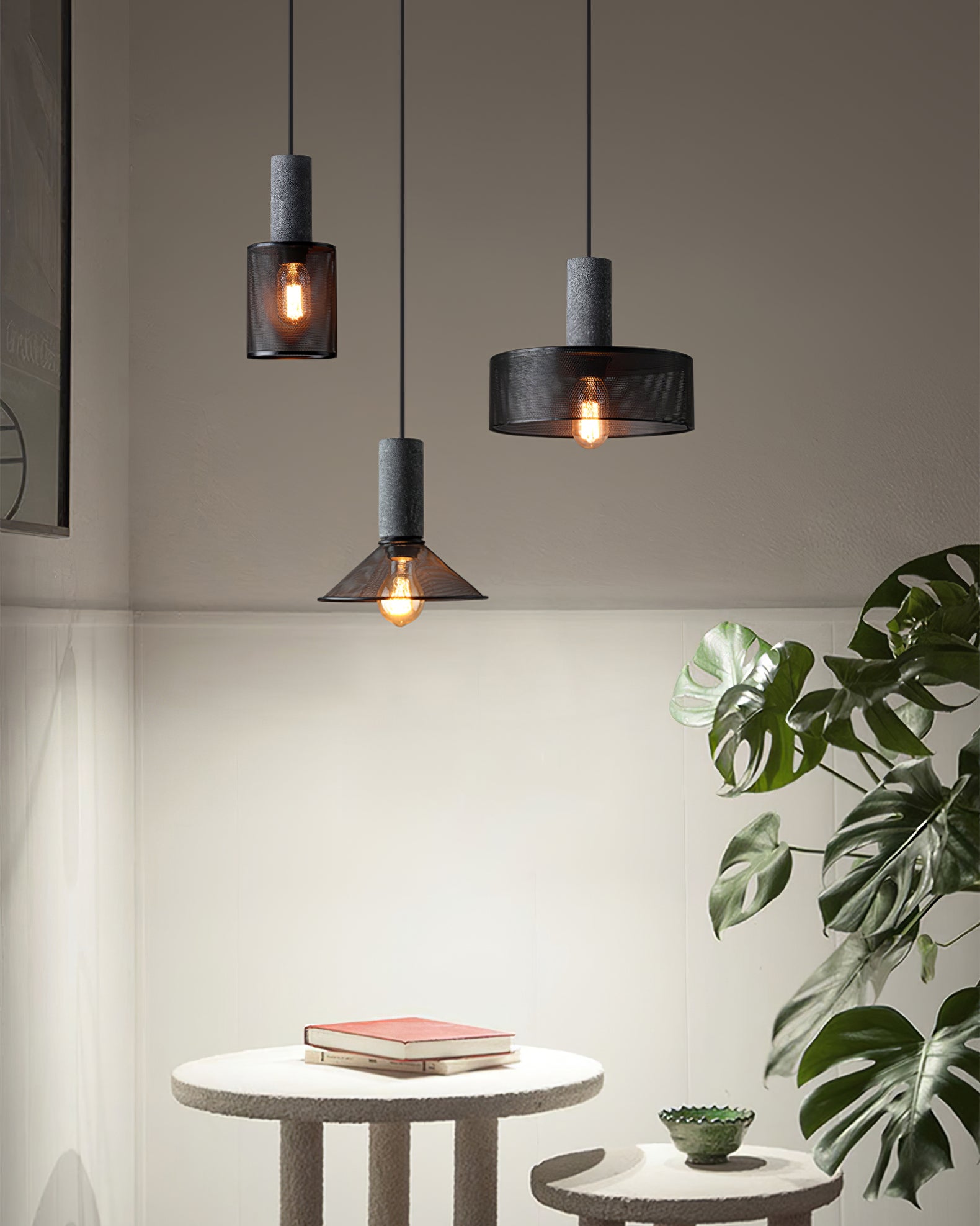 Cemra Industrial Mesh Pendant Light - CasaraHouse