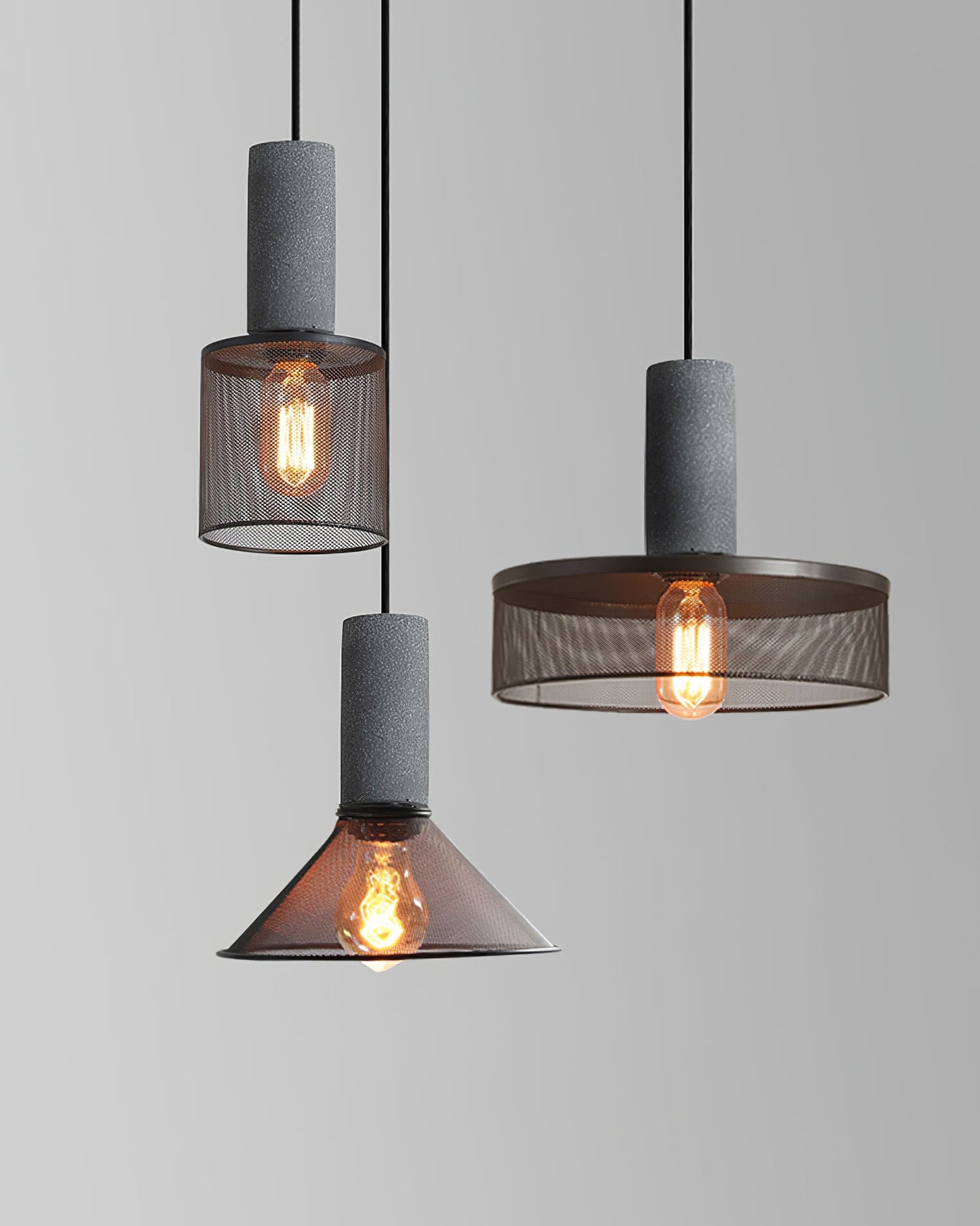 Cemra Industrial Mesh Pendant Light - CasaraHouse