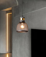 Cemra Industrial Mesh Pendant Light - CasaraHouse