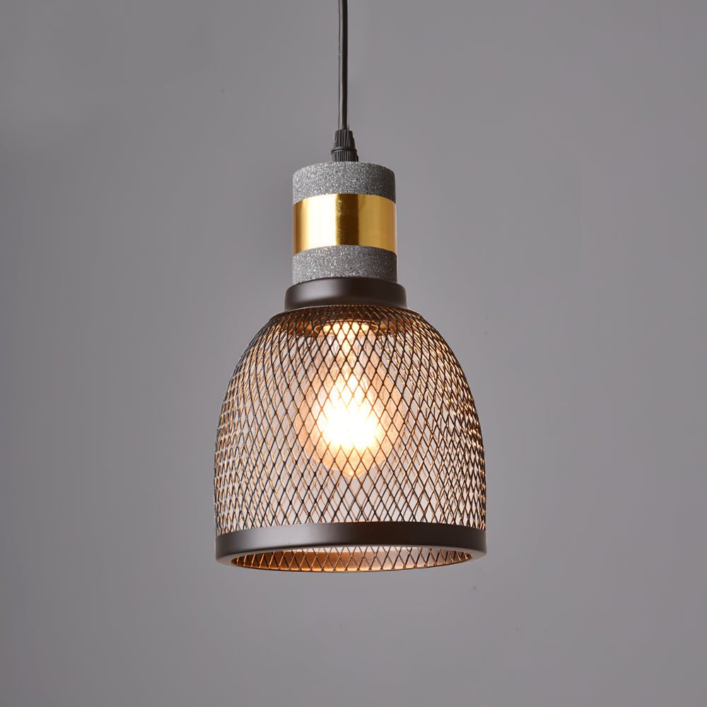 Cemra Industrial Mesh Pendant Light - CasaraHouse