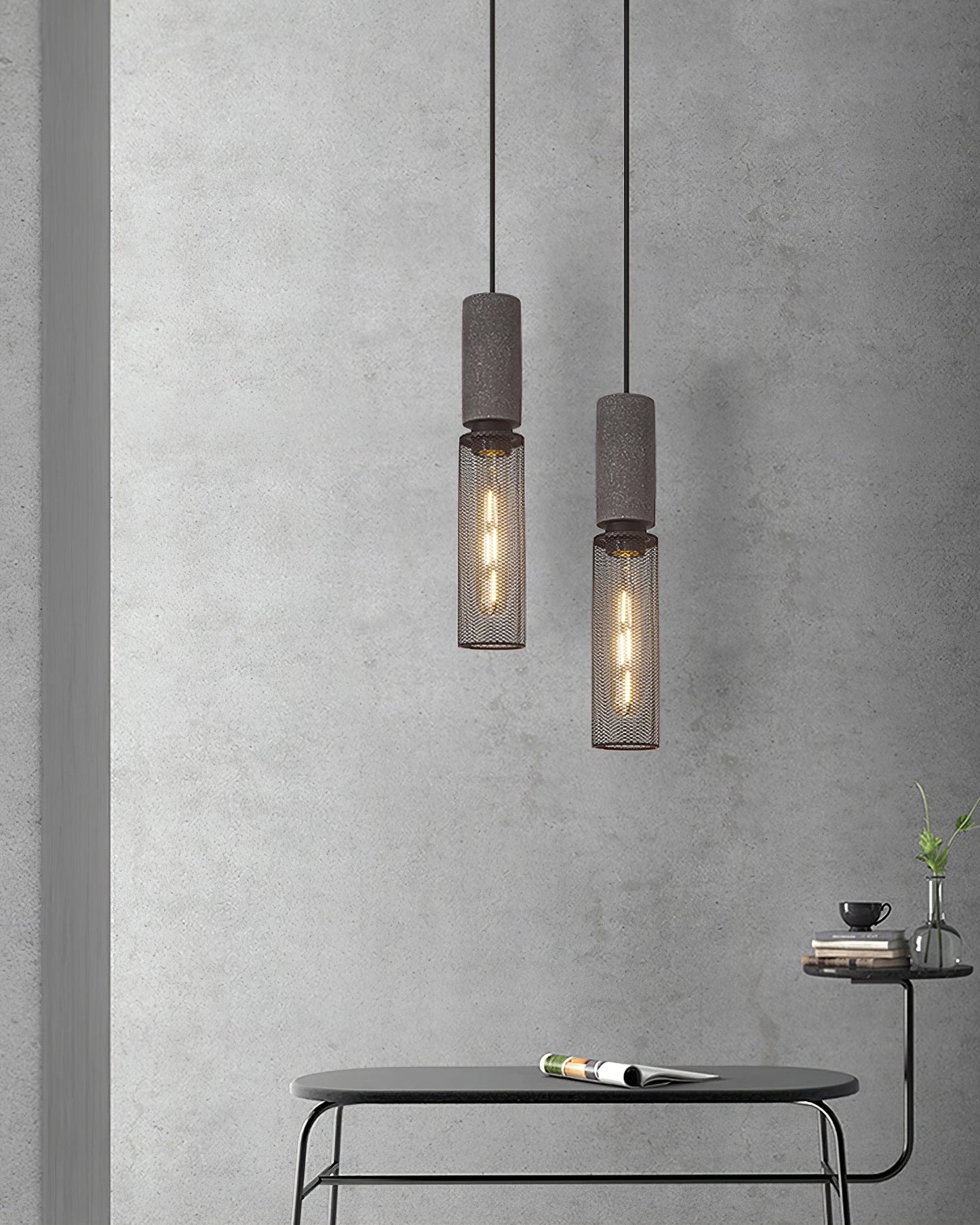 Cemra Industrial Mesh Pendant Light - CasaraHouse