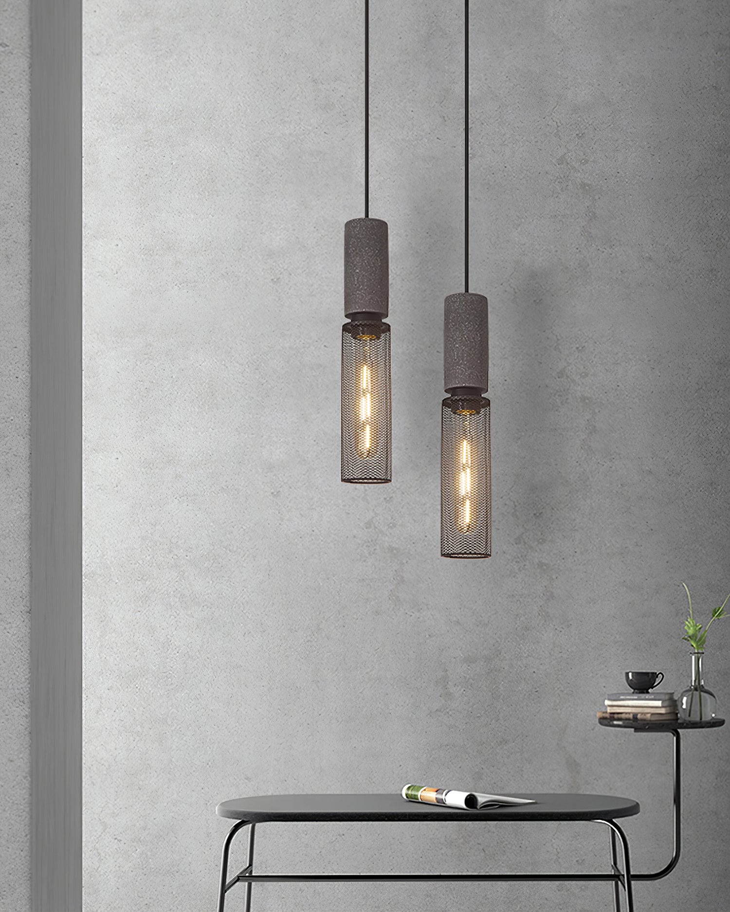 Cemra Industrial Mesh Pendant Light - CasaraHouse