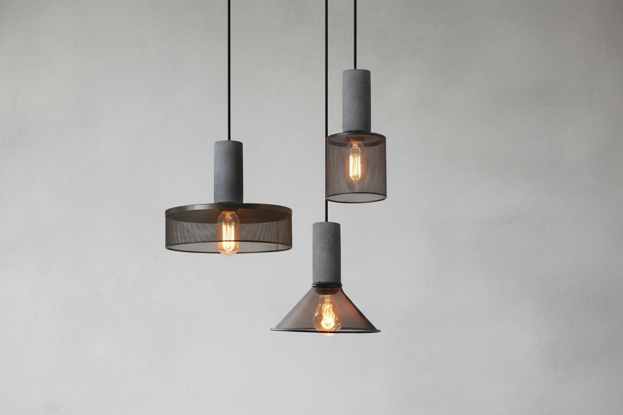 Cemra Industrial Mesh Pendant Light - CasaraHouse