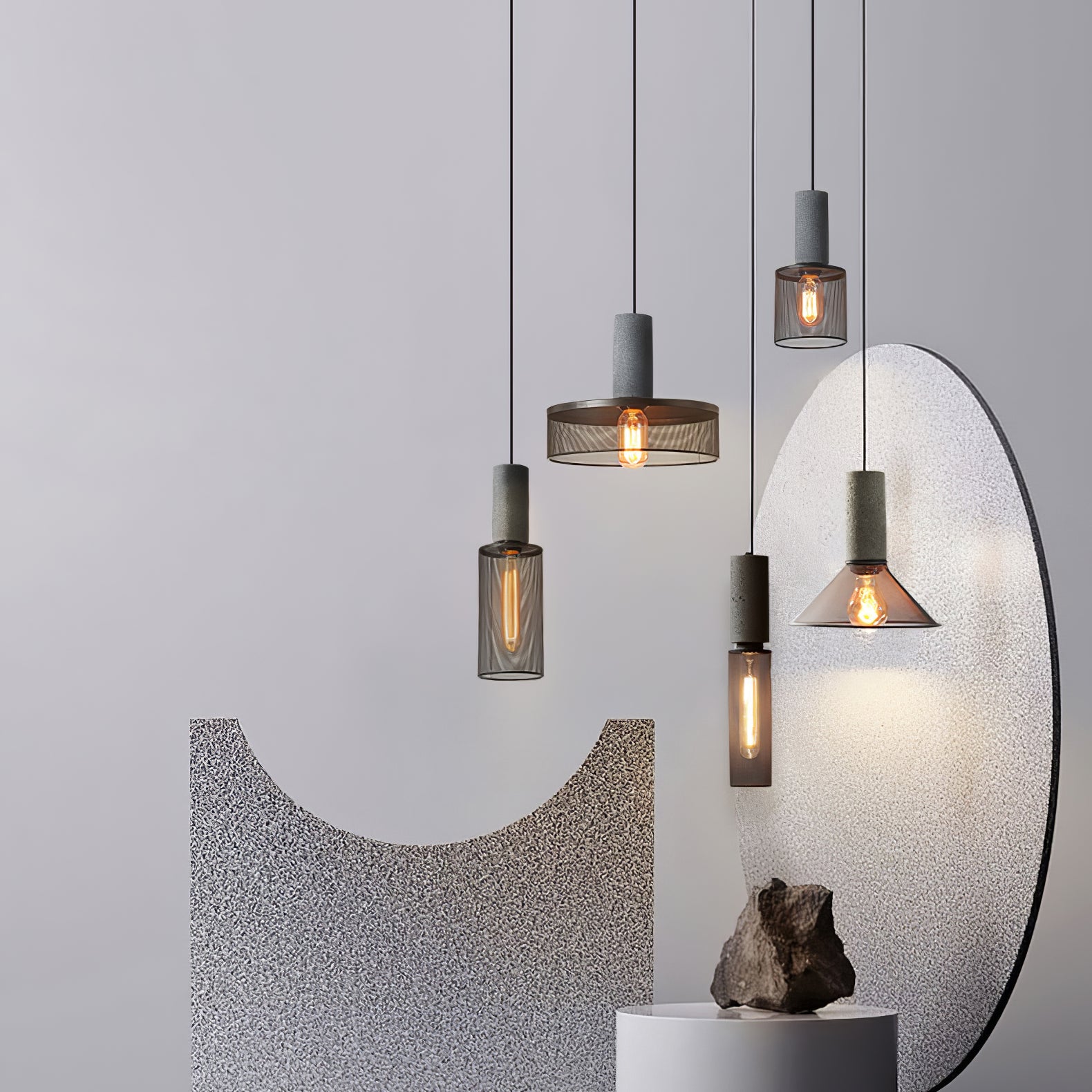 Cemra Industrial Mesh Pendant Light - CasaraHouse