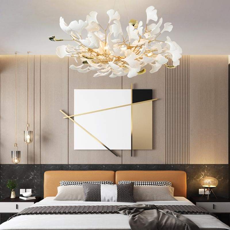 Ceramic Ginkgo Petal Chandelier D Main image