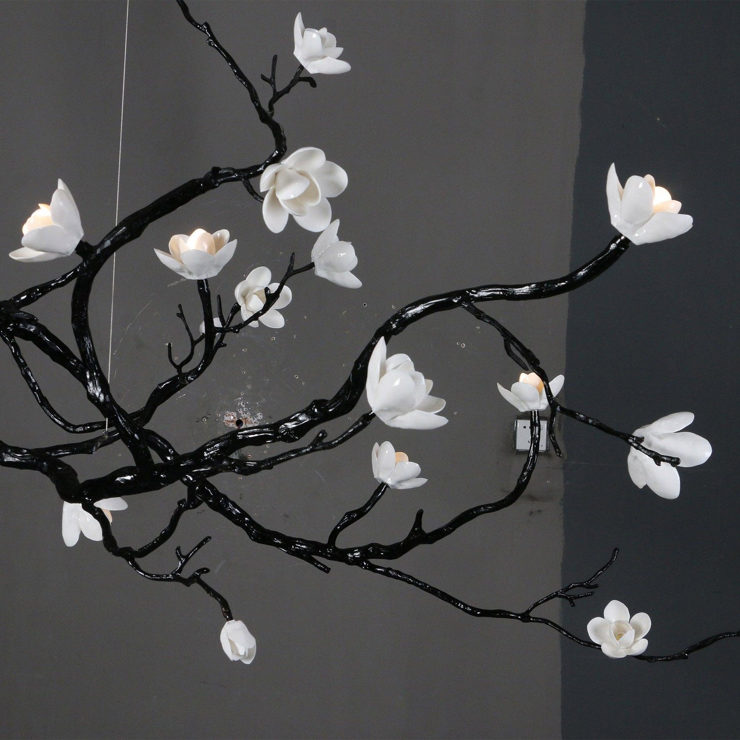 Exquisite Ceramic Flower Chandelier - CasaraHouse