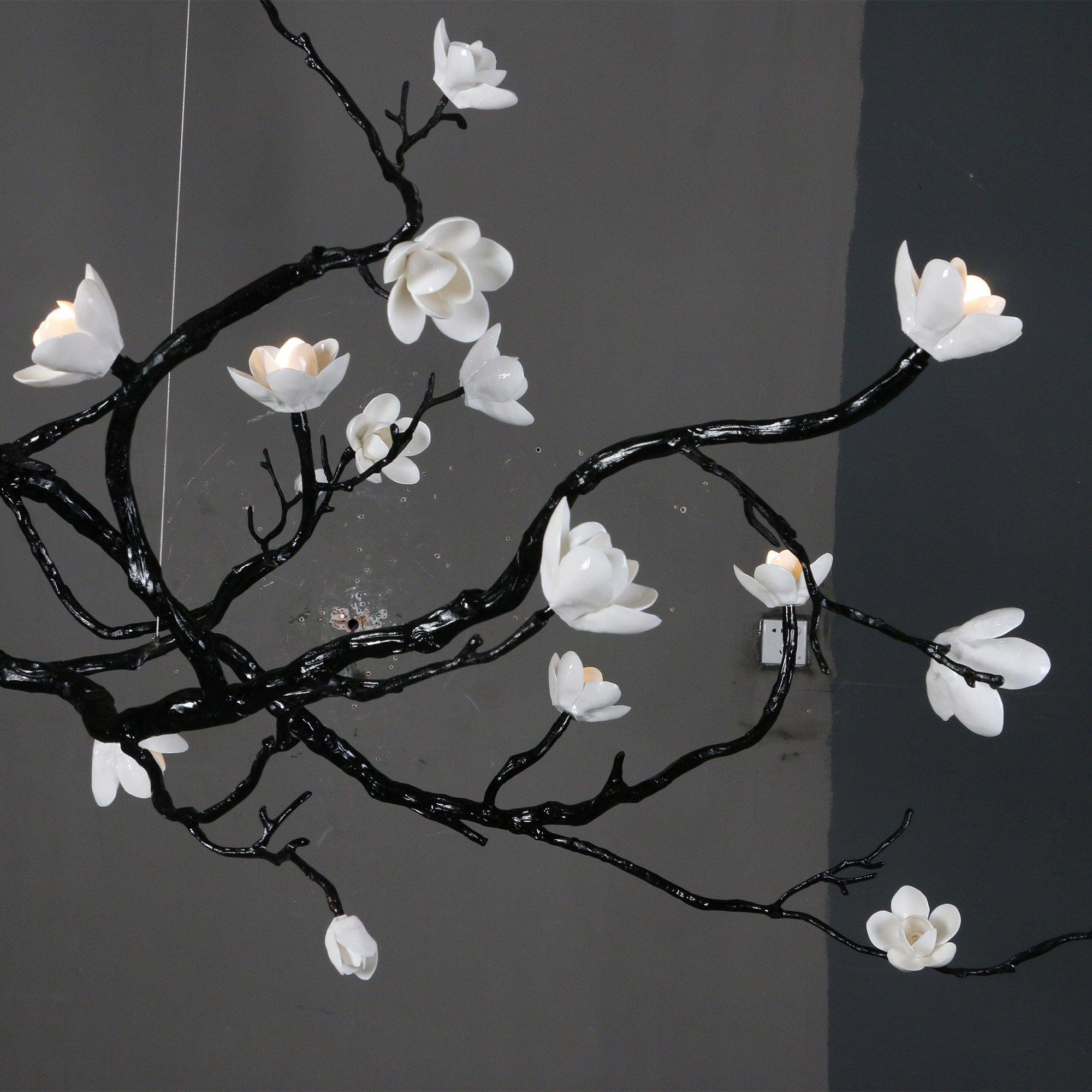 Exquisite Ceramic Flower Chandelier - CasaraHouse