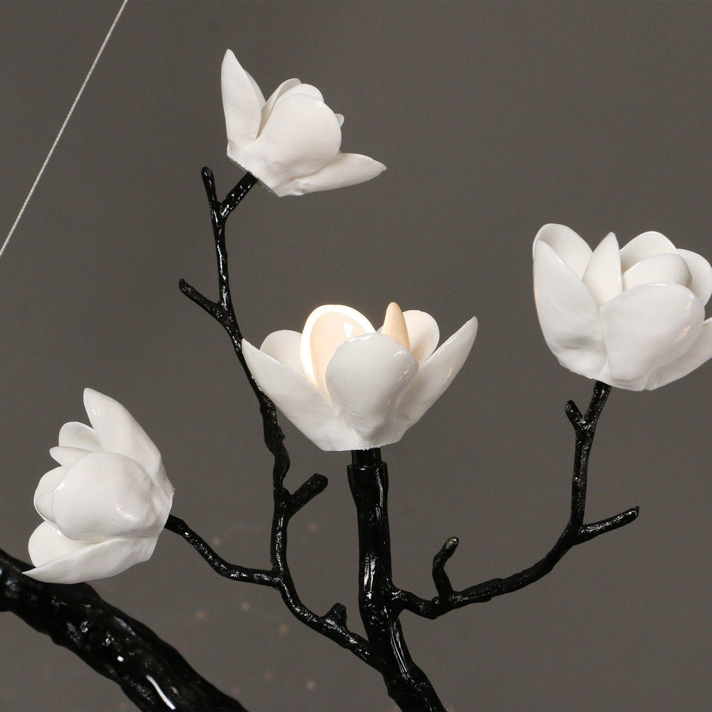 Exquisite Ceramic Flower Chandelier - CasaraHouse