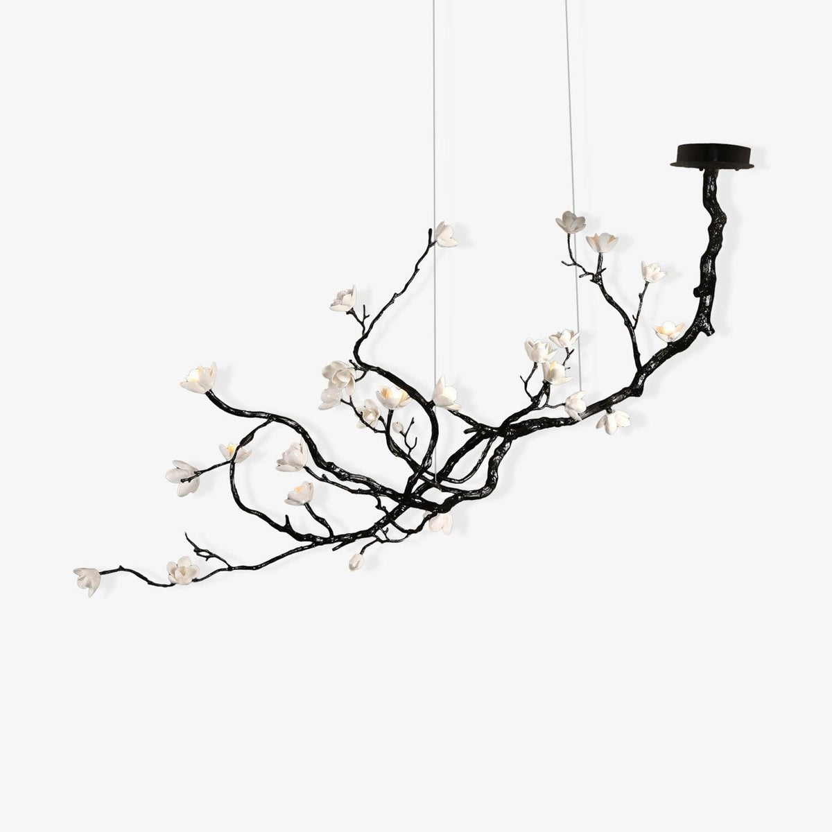 Exquisite Ceramic Flower Chandelier - CasaraHouse Main image