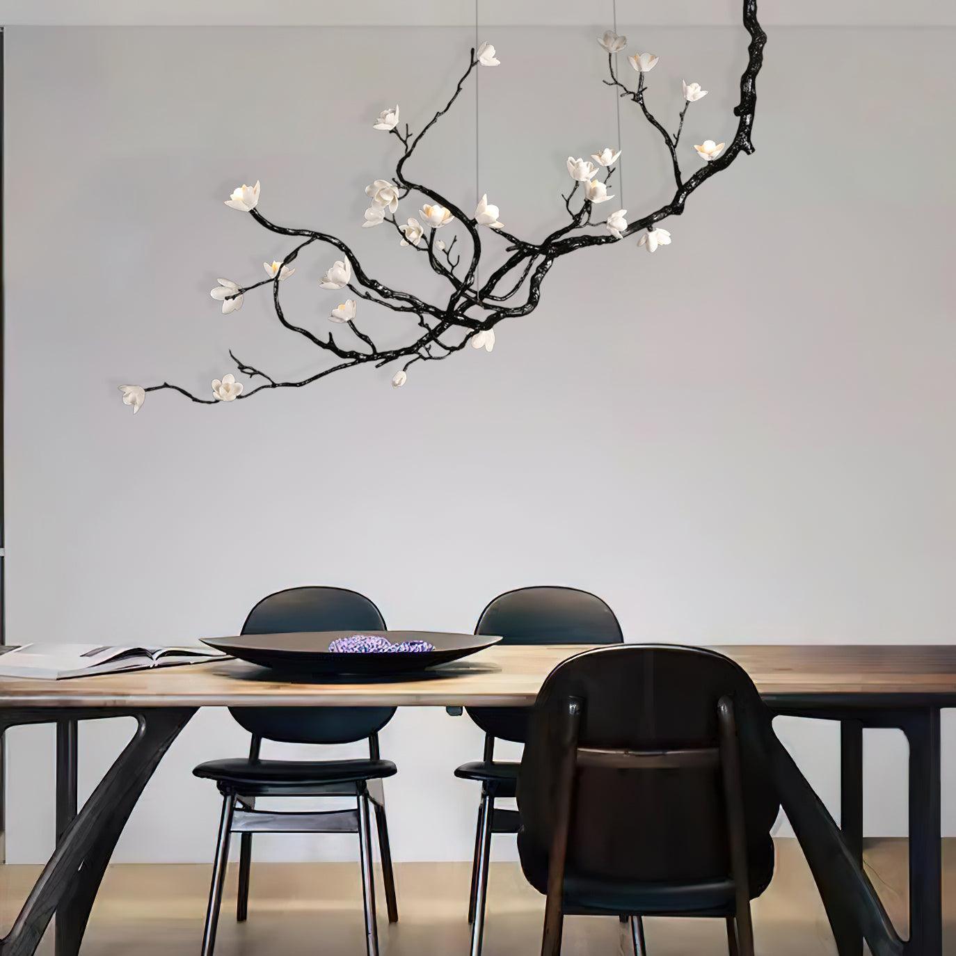 Exquisite Ceramic Flower Chandelier - CasaraHouse