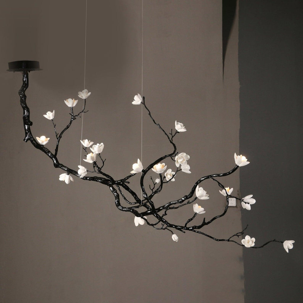 Exquisite Ceramic Flower Chandelier - CasaraHouse