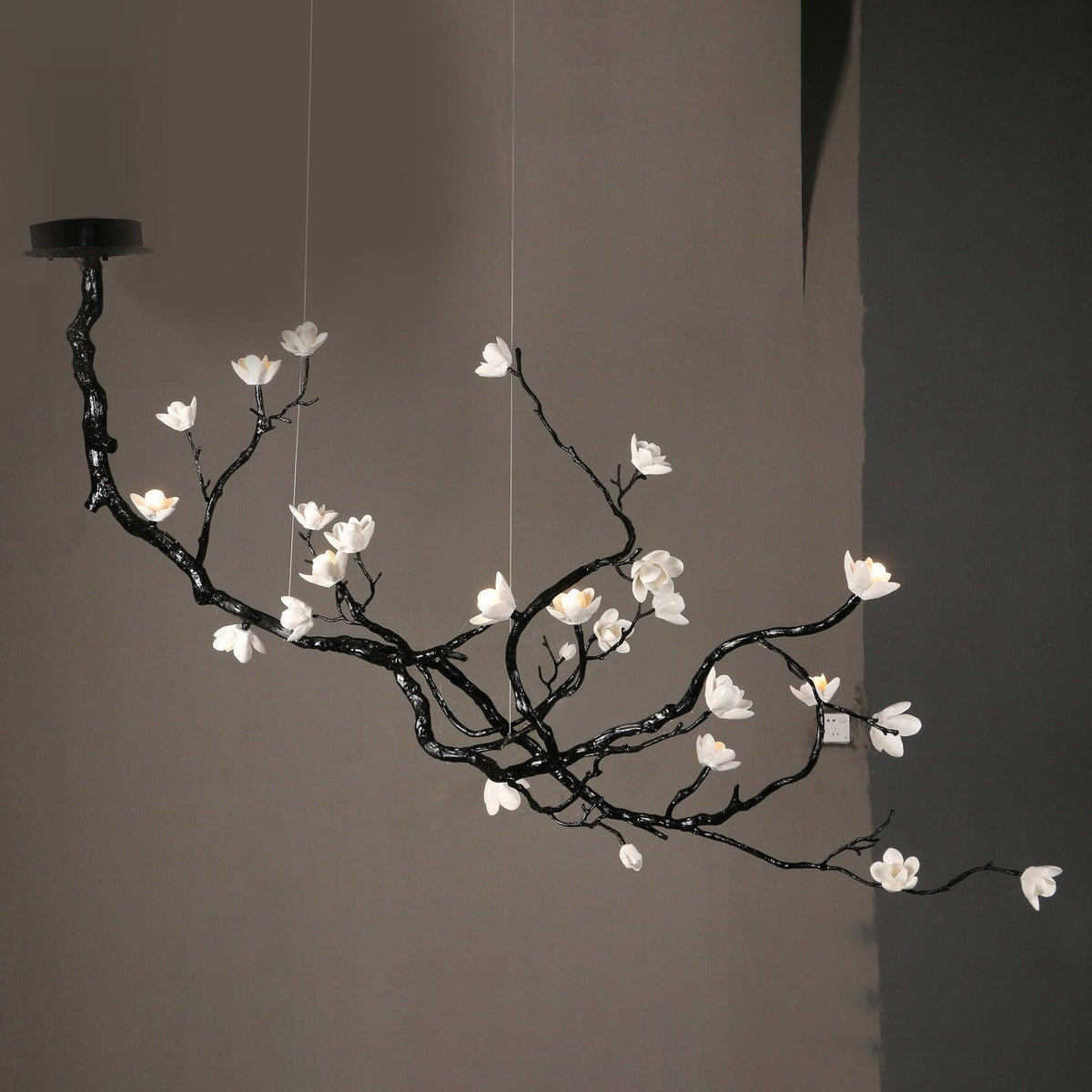 Exquisite Ceramic Flower Chandelier - CasaraHouse