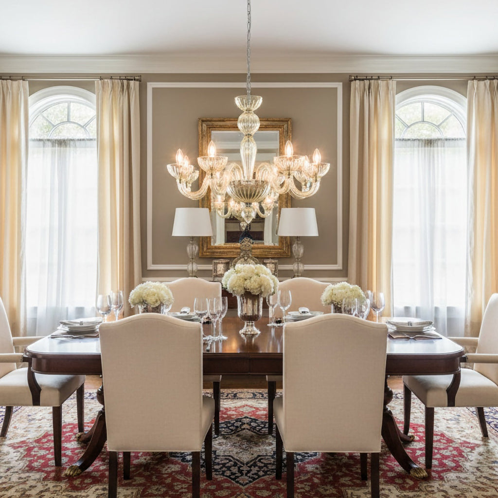 Champagne Ares Murano Glass Chandelier