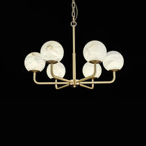 Alabaster Modern Global Dining Chandelier