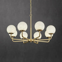 Alabaster Modern Global Dining Chandelier