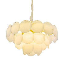 Spain Alabaster Flake Brass Living Room Chandelier