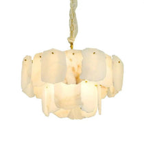Spain Alabaster Flake Modern Living Room Chandeliers