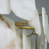 Spain Alabaster Flake Modern Living Room Chandeliers