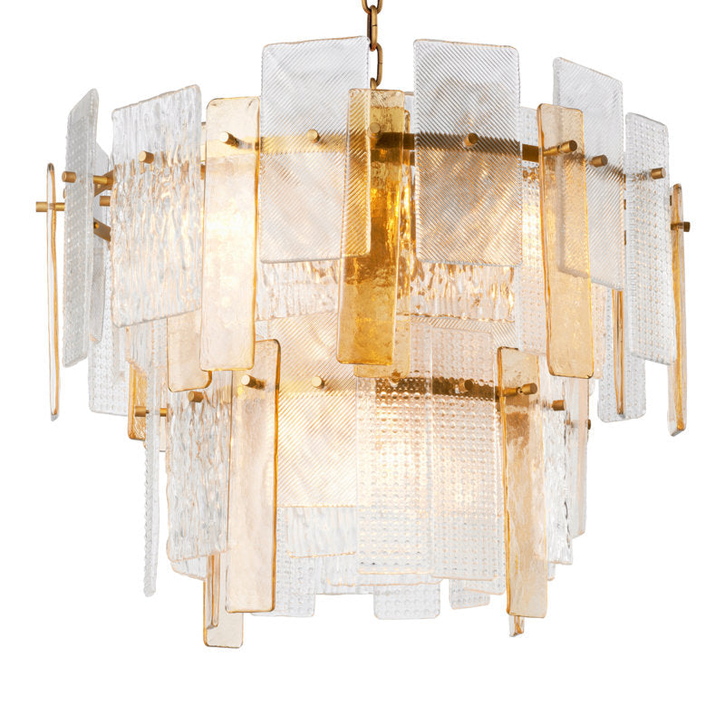 Cassiano Structure Glass Chandelier Secondary image