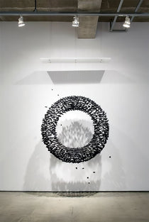 Charcoal Shape Hourglass Chandelier