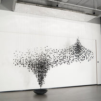 Charcoal Shape Hourglass Chandelier