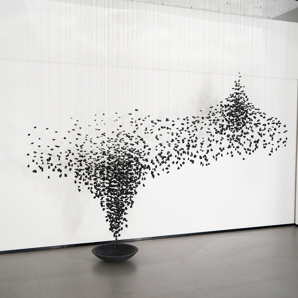 Charcoal Shape Hourglass Chandelier