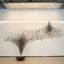 Charcoal Shape Hourglass Chandelier
