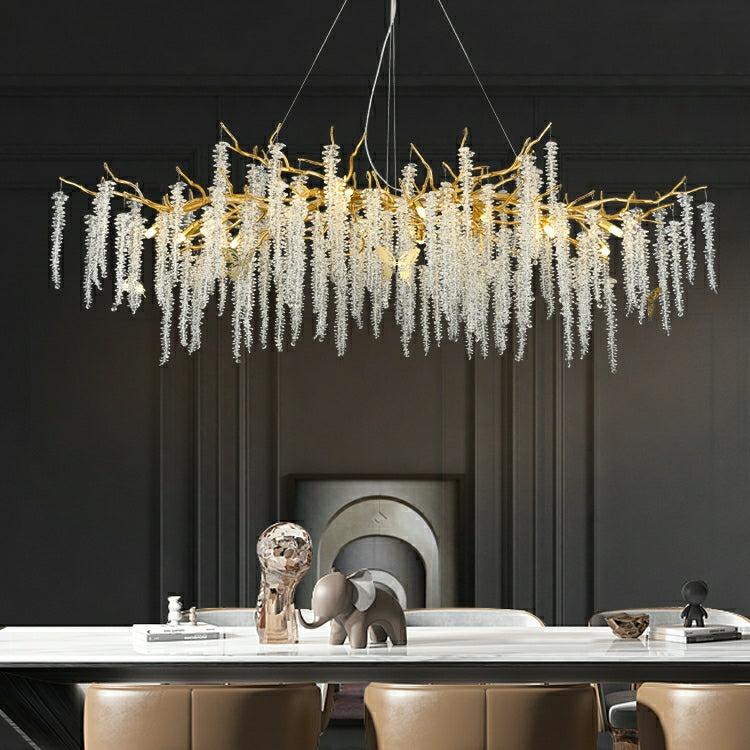 Branch Crystal Icicle Chandelier
