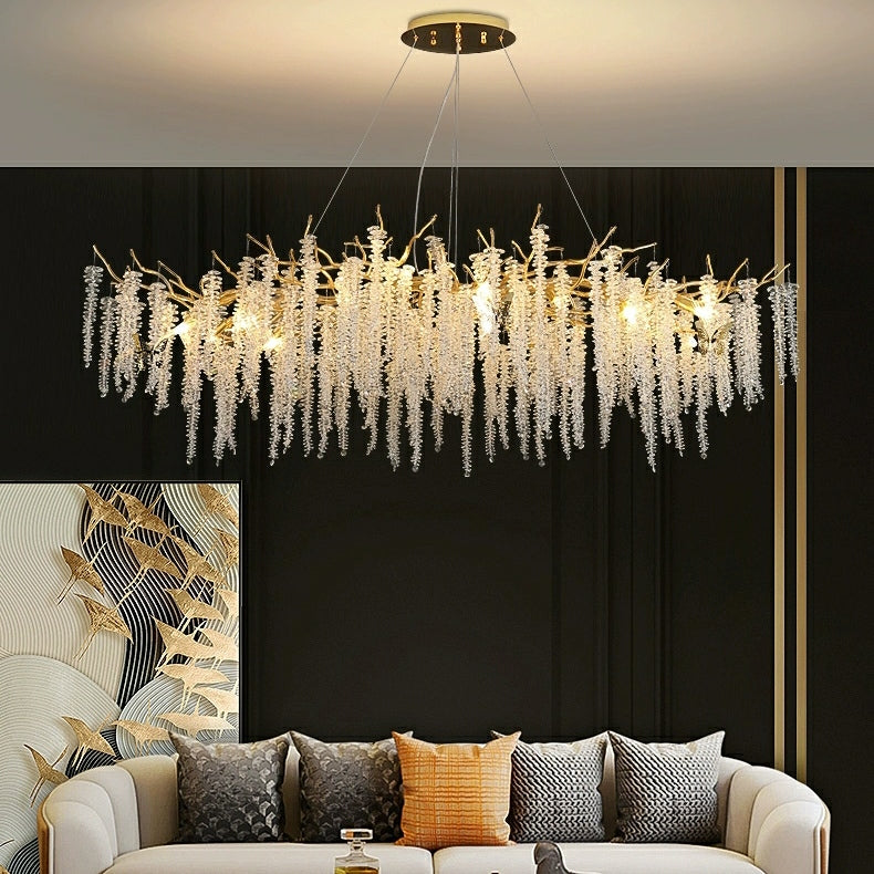 Branch Crystal Icicle Chandelier