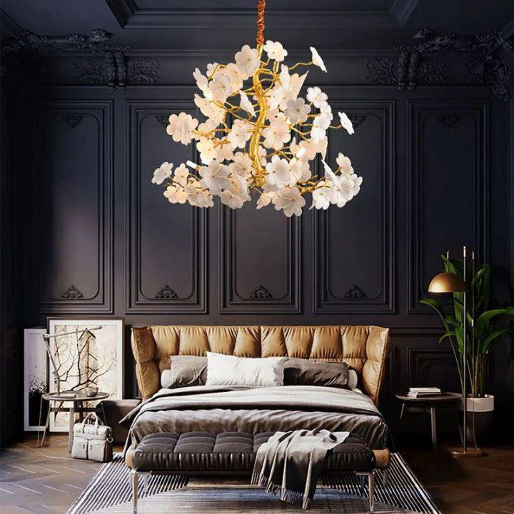 Cherry Dining Room Branch Chandelier Main image