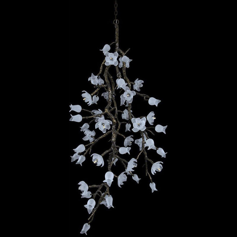 Churippu Branch Brass Chandelier
