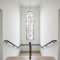 Churippu Branch Brass Chandelier