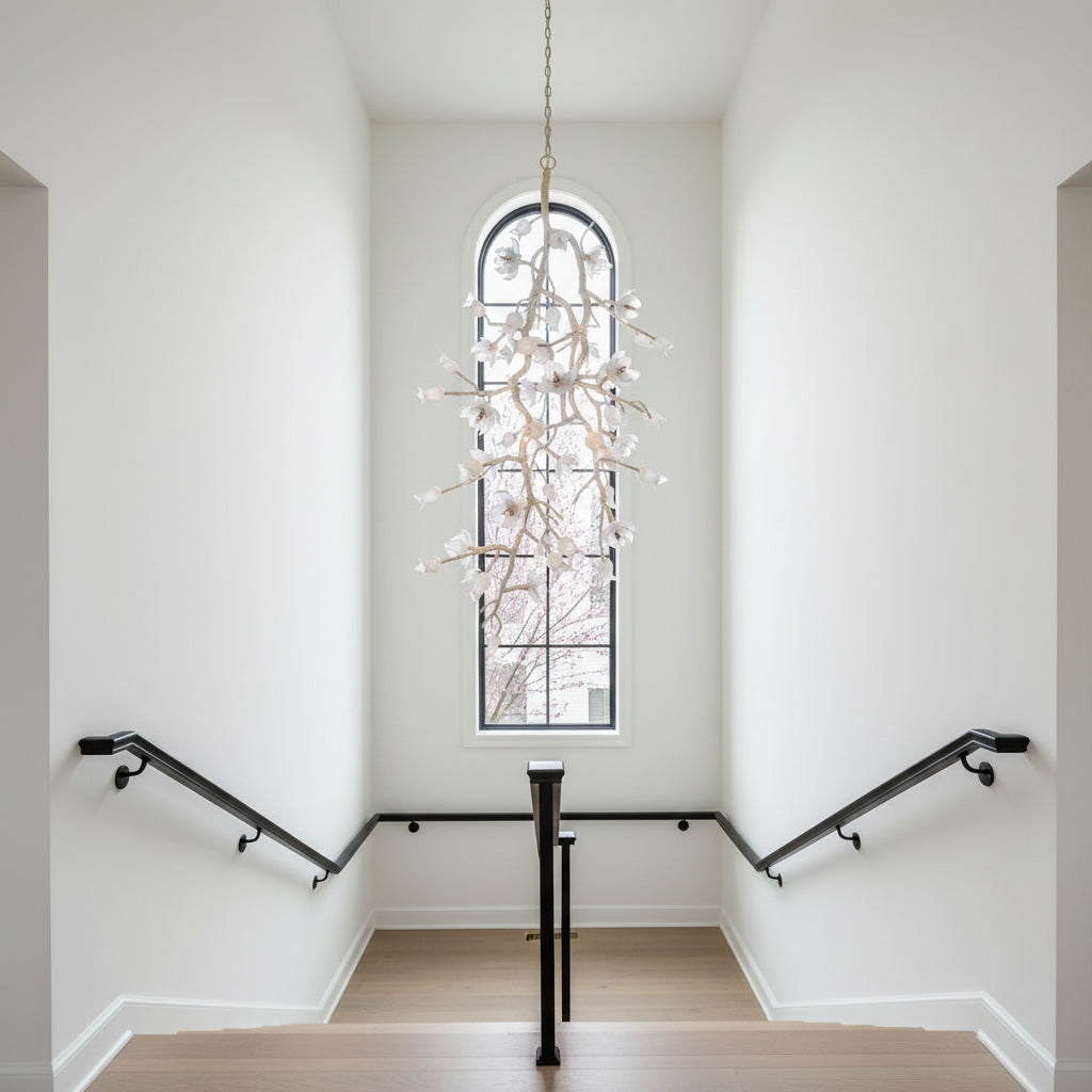 Churippu Branch Brass Chandelier