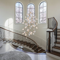 Churippu Branch Brass Chandelier