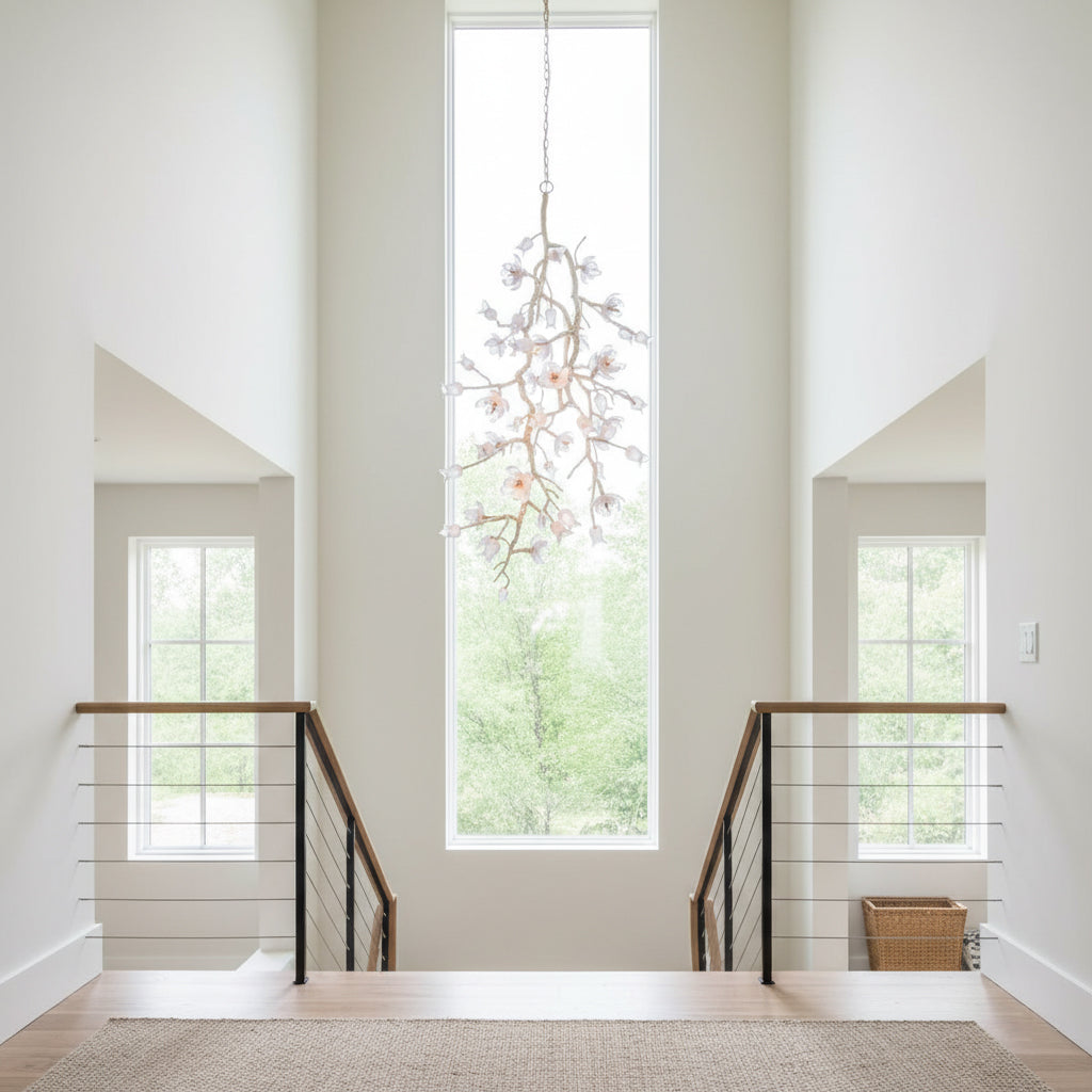 Churippu Branch Brass Chandelier