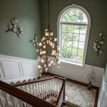 Churippu Branch Brass Chandelier