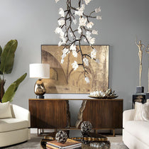 Churippu Branch Brass Chandelier