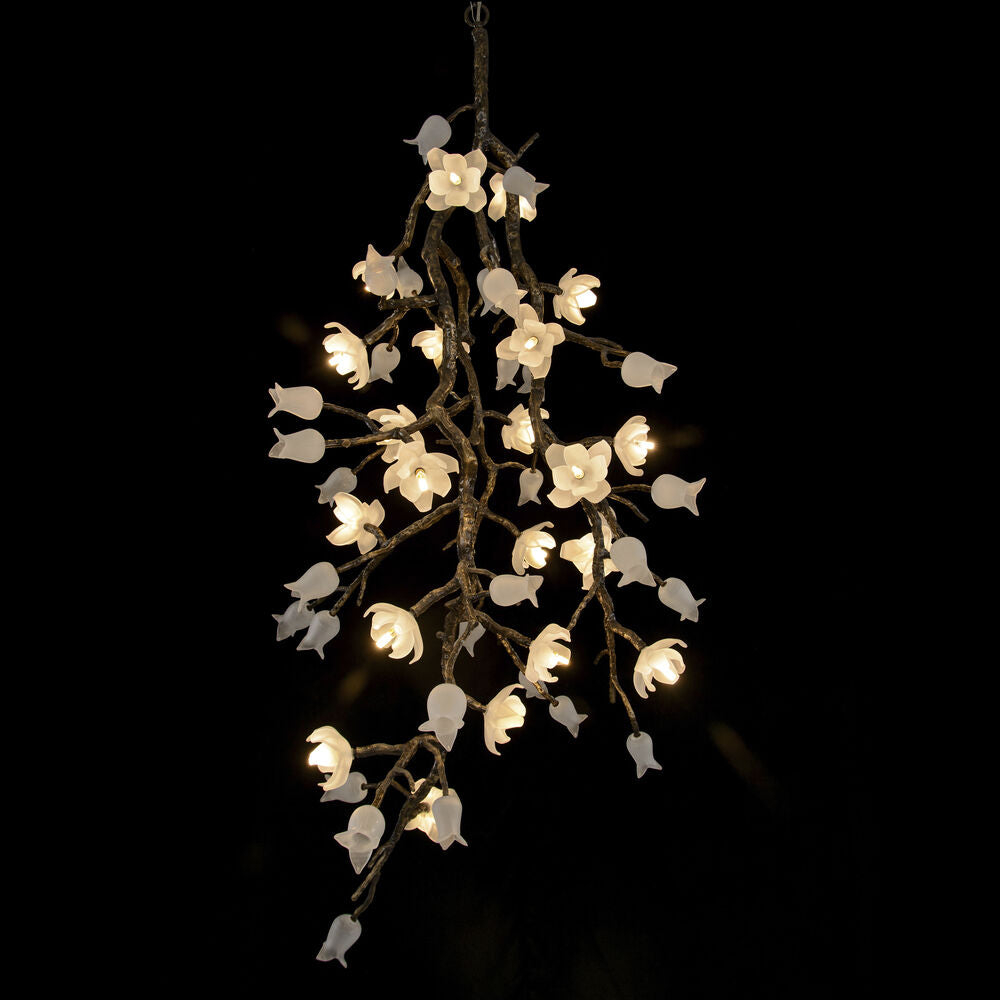 Churippu Branch Brass Chandelier