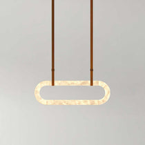 Circle Alabaster Chandelier
