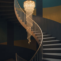 Elegant Harmony Spiral Chandelier - CasaraHouse
