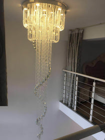 Elegant Harmony Spiral Chandelier - CasaraHouse