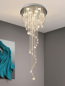 Elegant Harmony Spiral Chandelier - CasaraHouse